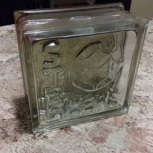 Steelers Glass Block Piggy Bank